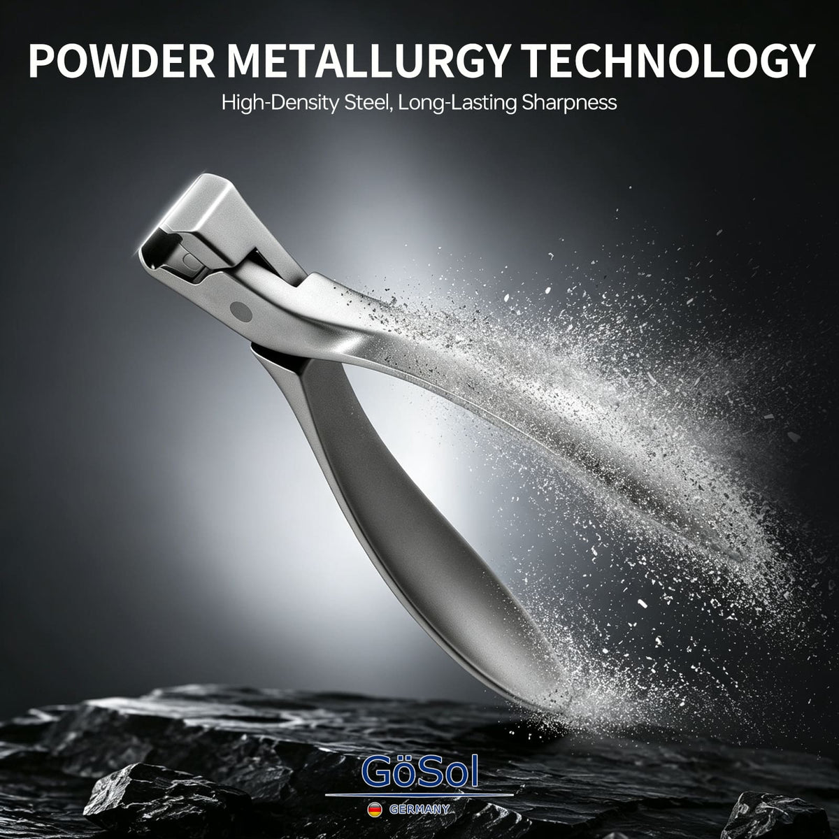 GöSol Pro Professional Heavy-Duty Nail Clipper – Large Opening for Thick, Hard Nails