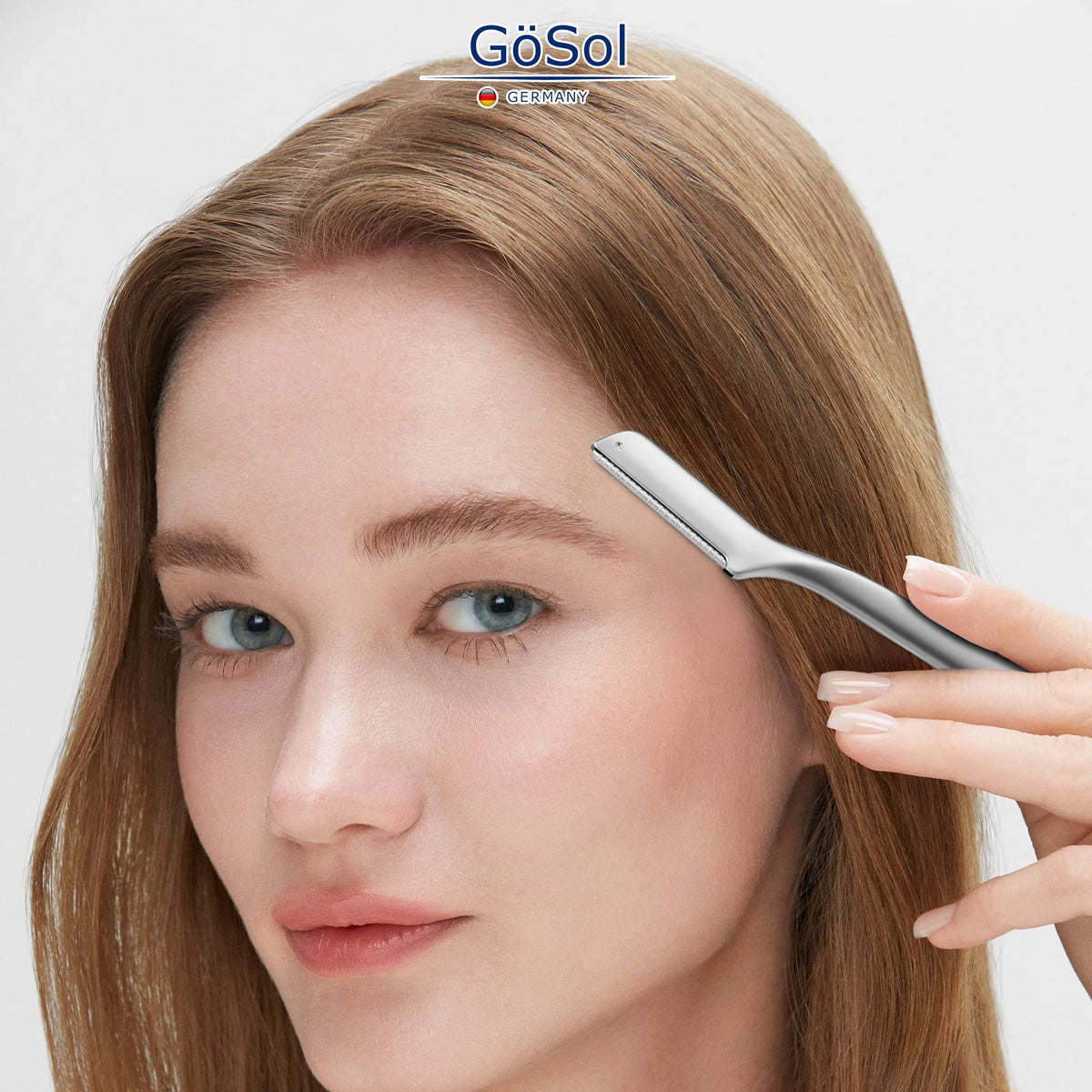 GöSol Professional Dermaplaning Razors – Japanese PTFE Blades, 3 Refills, Extra Smooth, Reusable